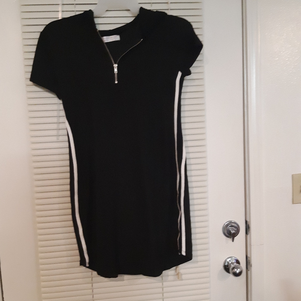 Black and white dress